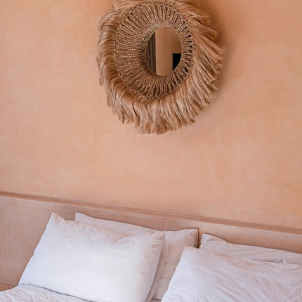 De Abaca Solomon Spiegel - Naturel