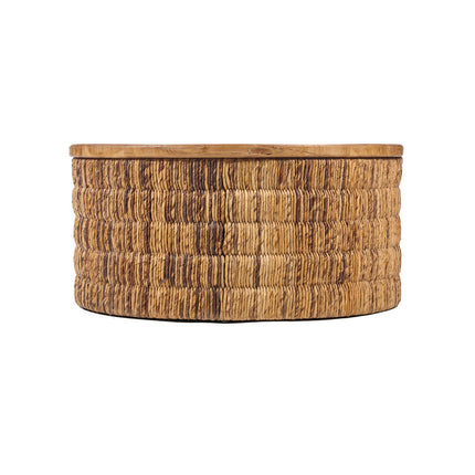 Abaca ronde Magani salontafel - naturel