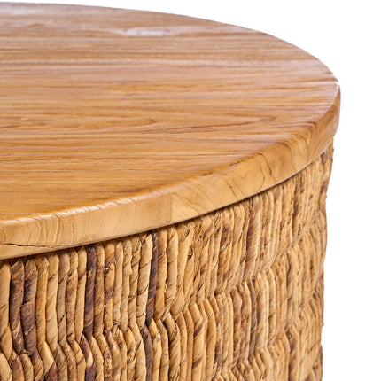 Abaca ronde Magani salontafel - naturel