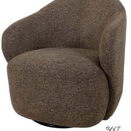 Mysons Jimi draaifauteuil 360 - Present - Bruin 440