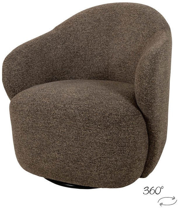 Jimi draaifauteuil 360 - Present - Bruin 440