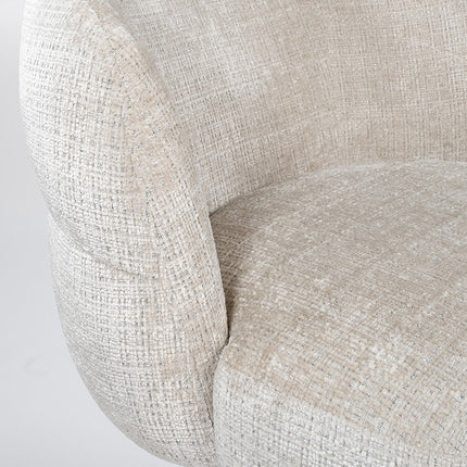 JLo eetkamerstoel - beige draaipoot 360 - Cremona - Taupe 04