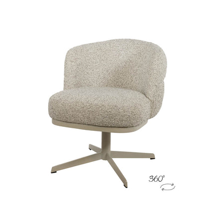 JLo eetkamerstoel - beige, 360° draaipoot - Cuzco - Fog 3
