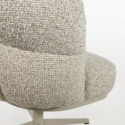 JLo eetkamerstoel - beige, 360° draaipoot - Cuzco - Fog 3