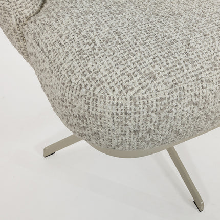 JLo eetkamerstoel - beige, 360° draaipoot - Cuzco - Fog 3