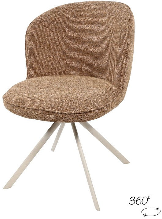 Kate eetkamerstoel - offwhite draaipoot 360° - Present - Autumn 273 (set van 2 stuks) Mysons