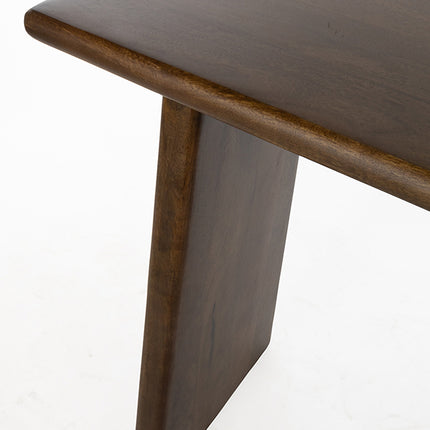 Lagos wandtafel 160, Mango donker walnoot