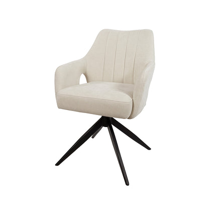 Marley eetkamerstoel - 360ARS - Storm - Ecru 02 (set van 2)