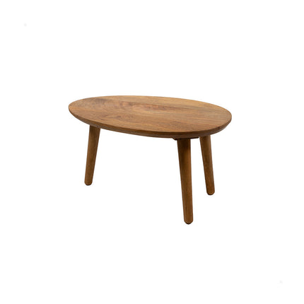 Hamburg salontafel ovaal 60, H32, glad naturel