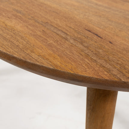 Hamburg salontafel ovaal 60, H32, glad naturel