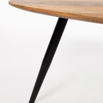 Kassel organische salontafel, set van 2, Smooth Natural (17 mm)