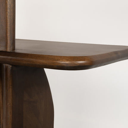 Oregano boekenkast 140, mango bruin walnoot