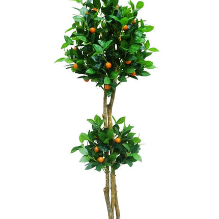 Sinaasappel kunstboom 130 cm - Mediterrane uitstraling