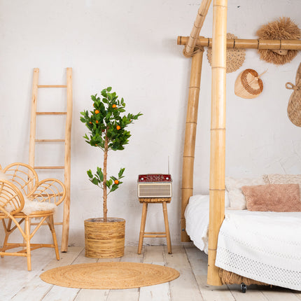 Sinaasappel kunstboom 130 cm - Mediterrane uitstraling