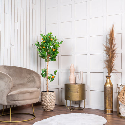 Sinaasappel kunstboom 130 cm - Mediterrane uitstraling