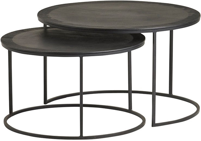 Verona salontafelset van 2, zwart