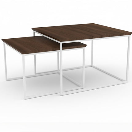 Jamaica salontafel, vierkant, set van 2