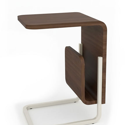 Belize laptoptafel met houten tijdschriftenhouder