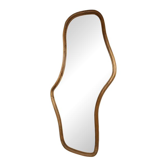 Golvende spiegel 160, glad naturel