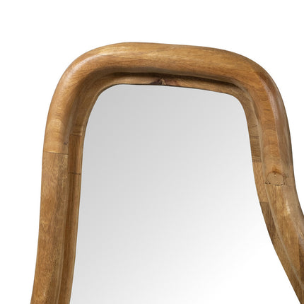 Golvende spiegel 160, glad naturel