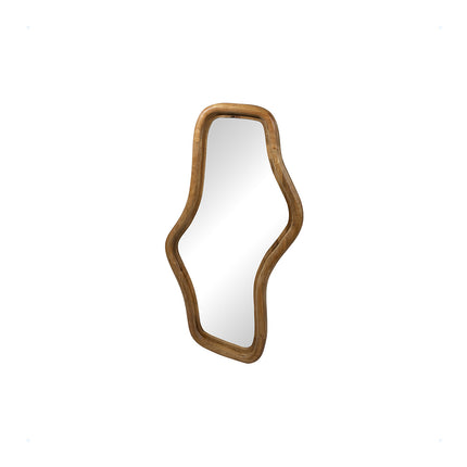 Golvende spiegel 80, Glad naturel