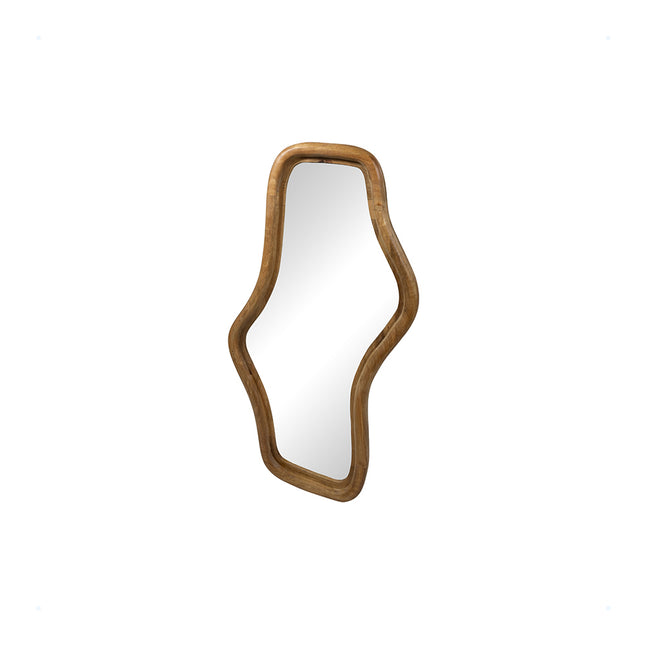 Golvende spiegel 80, Glad naturel