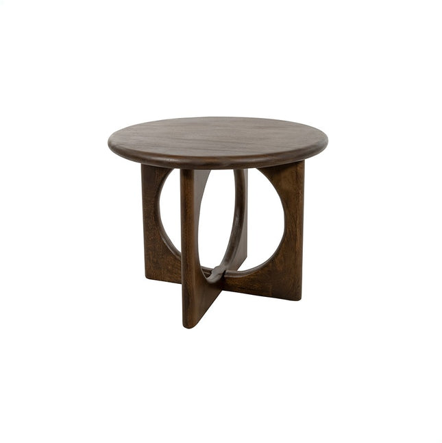 Salontafel Ø60, H46, mango-walnoot