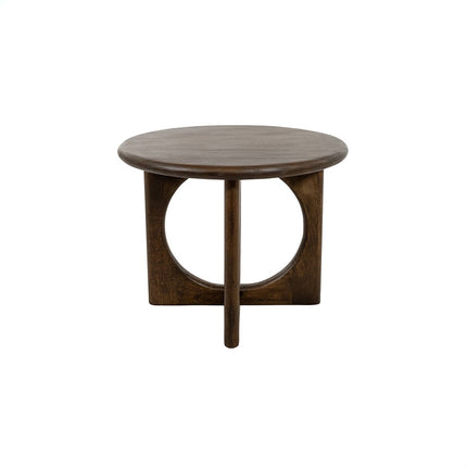 Salontafel Ø60, H46, mango-walnoot
