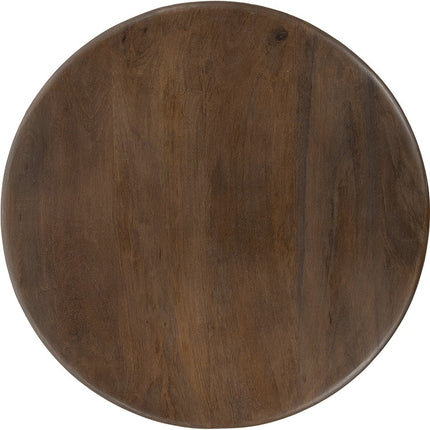 Salontafel Ø60, H46, mango-walnoot