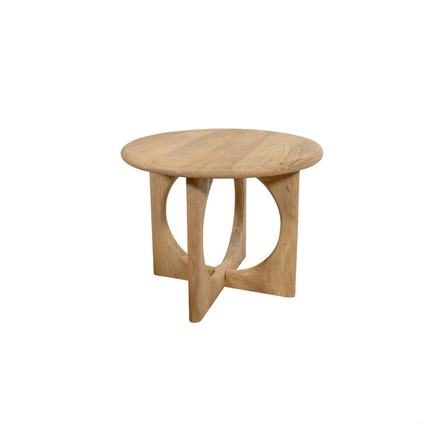 Coffee table Ø60, H46, Groovy Natural