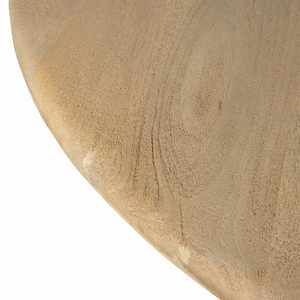 Eetkamertafel Ø130, Groovy Naturel