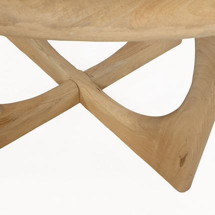 Eetkamertafel Ø130, Groovy Naturel